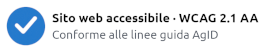 Badge sito web accessibilie